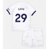 Tottenham Hotspur Pape Matar Sarr #29 Hemmaställ Barn 2023-24 Korta ärmar (+ Korta byxor)